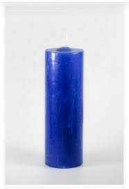 Vela 7 Dias Azul Escuro 260g - Trombeta